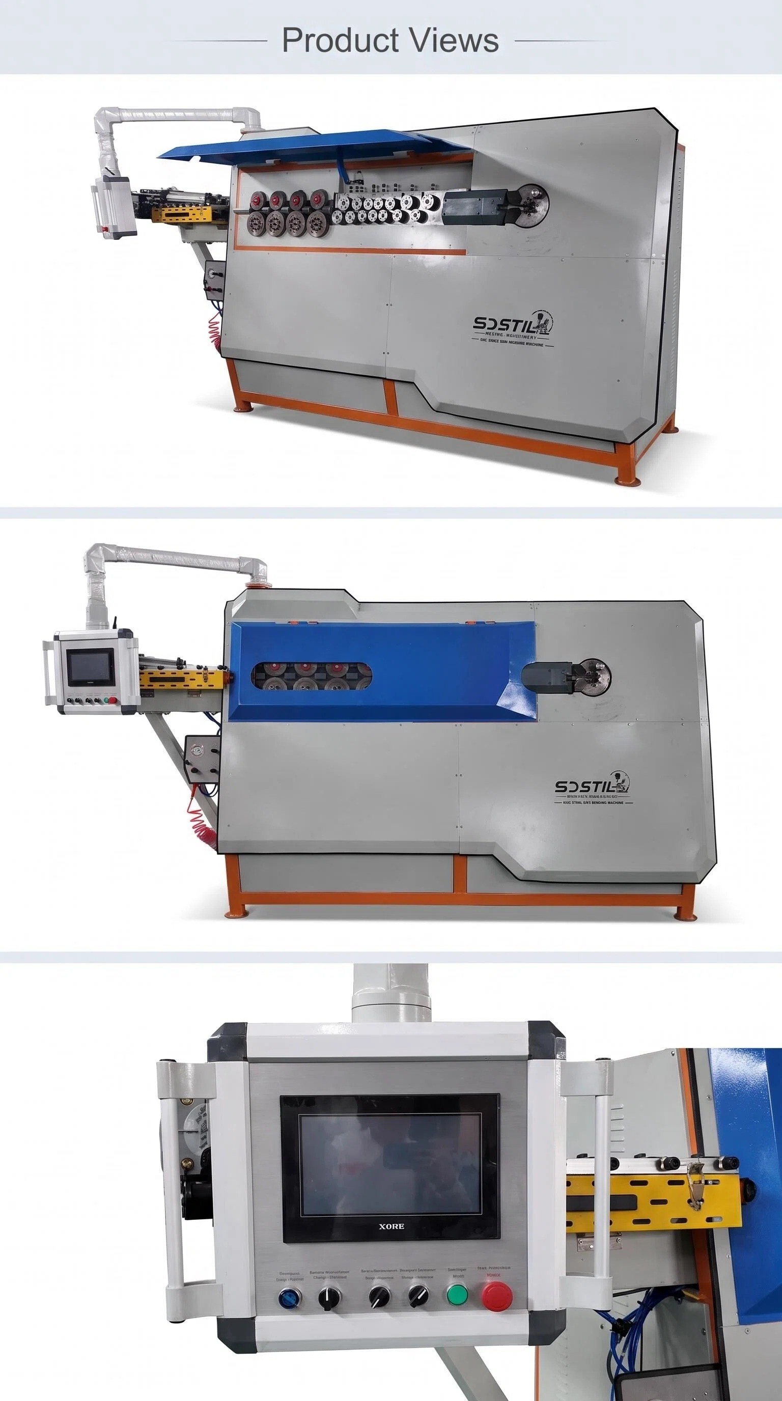 HH6-18S automatic rebar bending machine