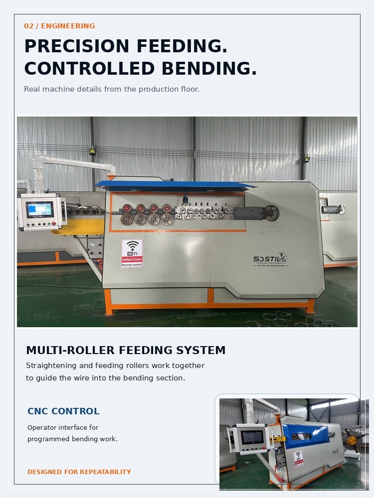 HH6-18S CNC Rebar Stirrup Bending Machine | Haihui Machinery