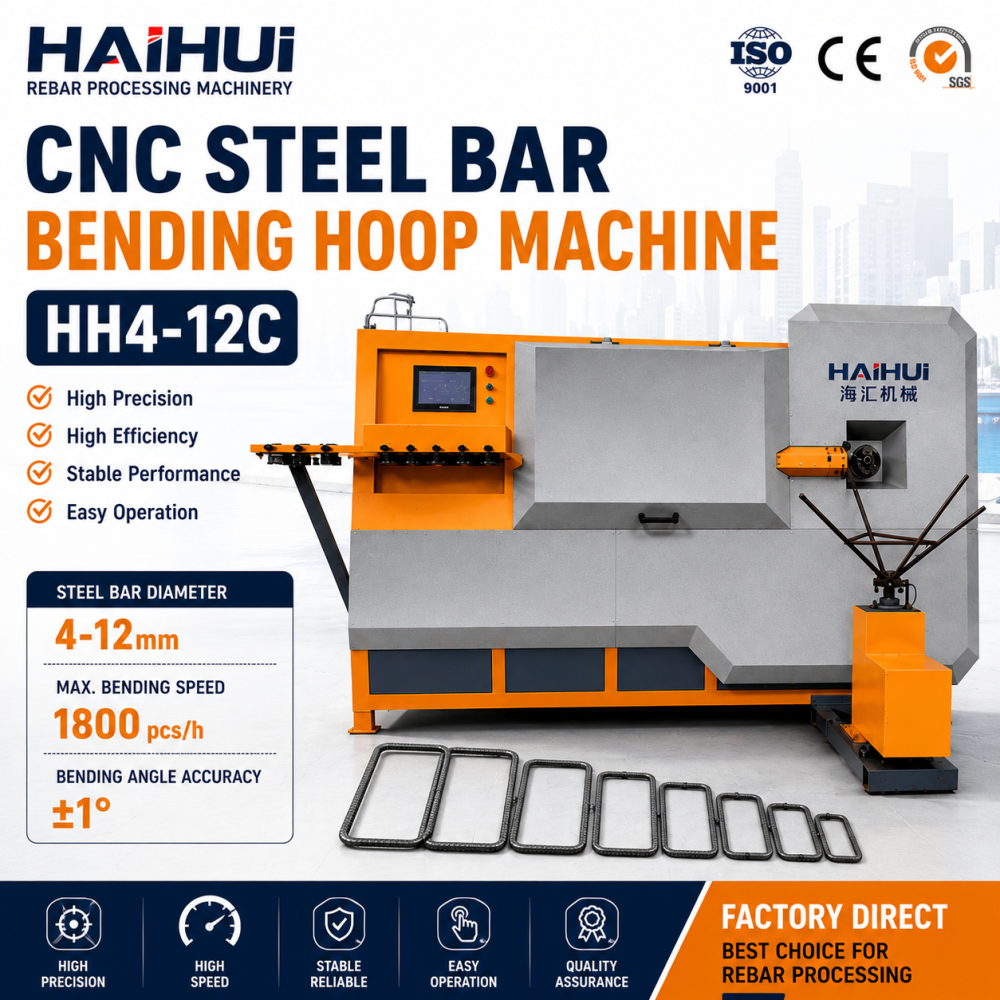 Automatic Rebar Bending Machine Agents Wanted | Haihui Machinery China