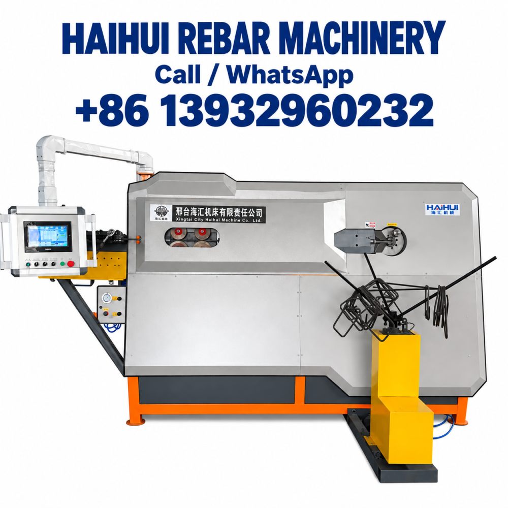 Haihui rebar processing machine - Call or WhatsApp +86 13932960232